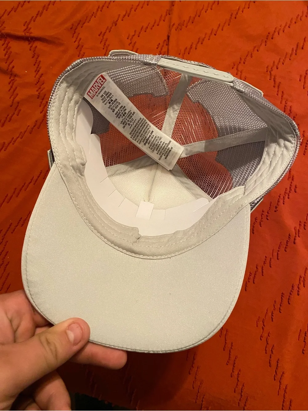 Marvel Thor Gray Trucker Hat One Size Adjustable Mesh Back Graphic